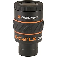 Celestron 93426 X-Cel LX Series - 1.25'' Eyepiece, 25 mm