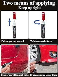 SYOAUTO Touch up Paint Red Fit for Tesla Model Y 3