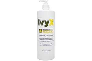 CoreTex Ivy X Post Contact Poison Ivy Treatment Gel - 32oz Bottle of USA-Made Gel to Remove Itchy Rashes - Also Works on Poison Oak & Sumac Oils