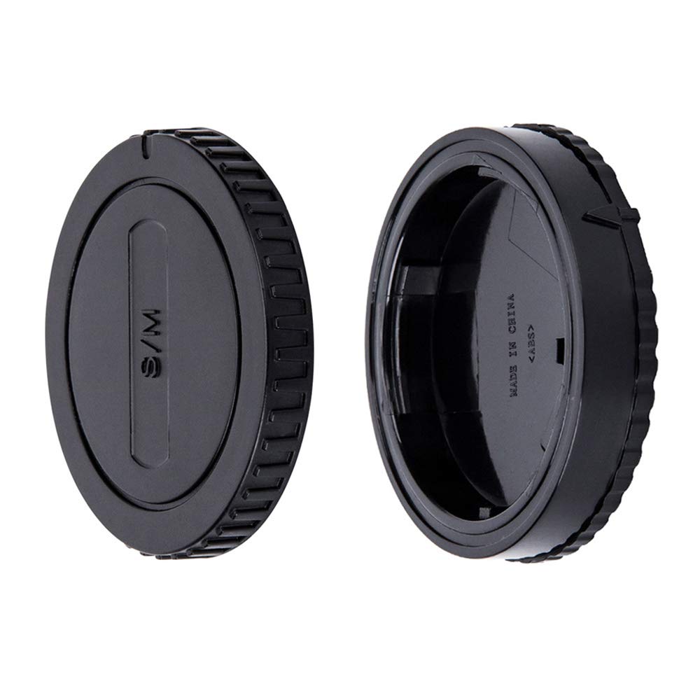 JJC Body Cap + Rear Lens Cap Set for Sony Alpha A-Mount/Minolta AF Mount DSLR Cameras & Sony Alpha A-Mount/Minolta AF Mount Lens System (1 Set)