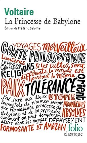Amazon Fr La Princesse De Babylone Voltaire Deloffre Frederic Livres