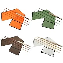 riverruns Super Fibra de vidrio 4pc 6 '15,2 cm LW3, 7' 17,8 cm lw4, 8 '2,5 cm LW5 Ultra Ligero Classic Medium Acción Rápida Pesca con Mosca Varillas especial