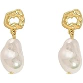 FUTIMELY Pearl Earrings for Women Cute Gold Pearl Drop Dangle Earrings Long Tassel Dangling Bridal Wedding Jewelry Gifts