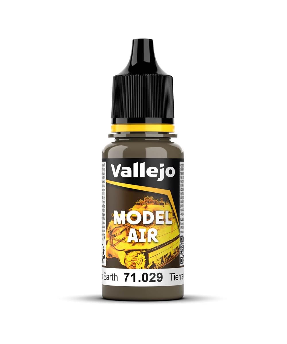 Vallejo Model Air 17 ml Acrylic Paint - Dark Earth