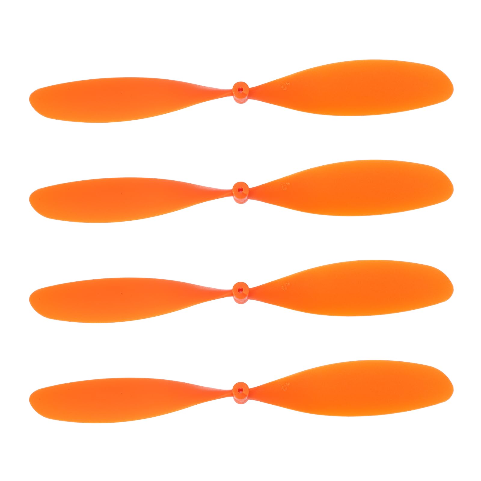 sourcing map Plastic Propeller, Propeller Props Blade Helicopter Kit 8" Fold Resistant for STEM Activities Powered Airplanes DIY Science(Orange, Pack of 4)