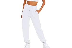 OIUCVGB Sweatpants for Women Cinch Bottom Drawstring Elastic Waist Pants Athletic Yoga Joggers Lounge Trousers with Pockets