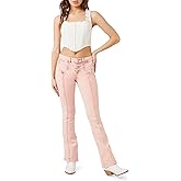 Forever 21 Womens Seamed Mid-Rise Bootcut Jeans