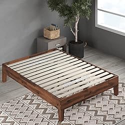 ZINUS Alexis Deluxe Wood Platform Bed Frame / Solid