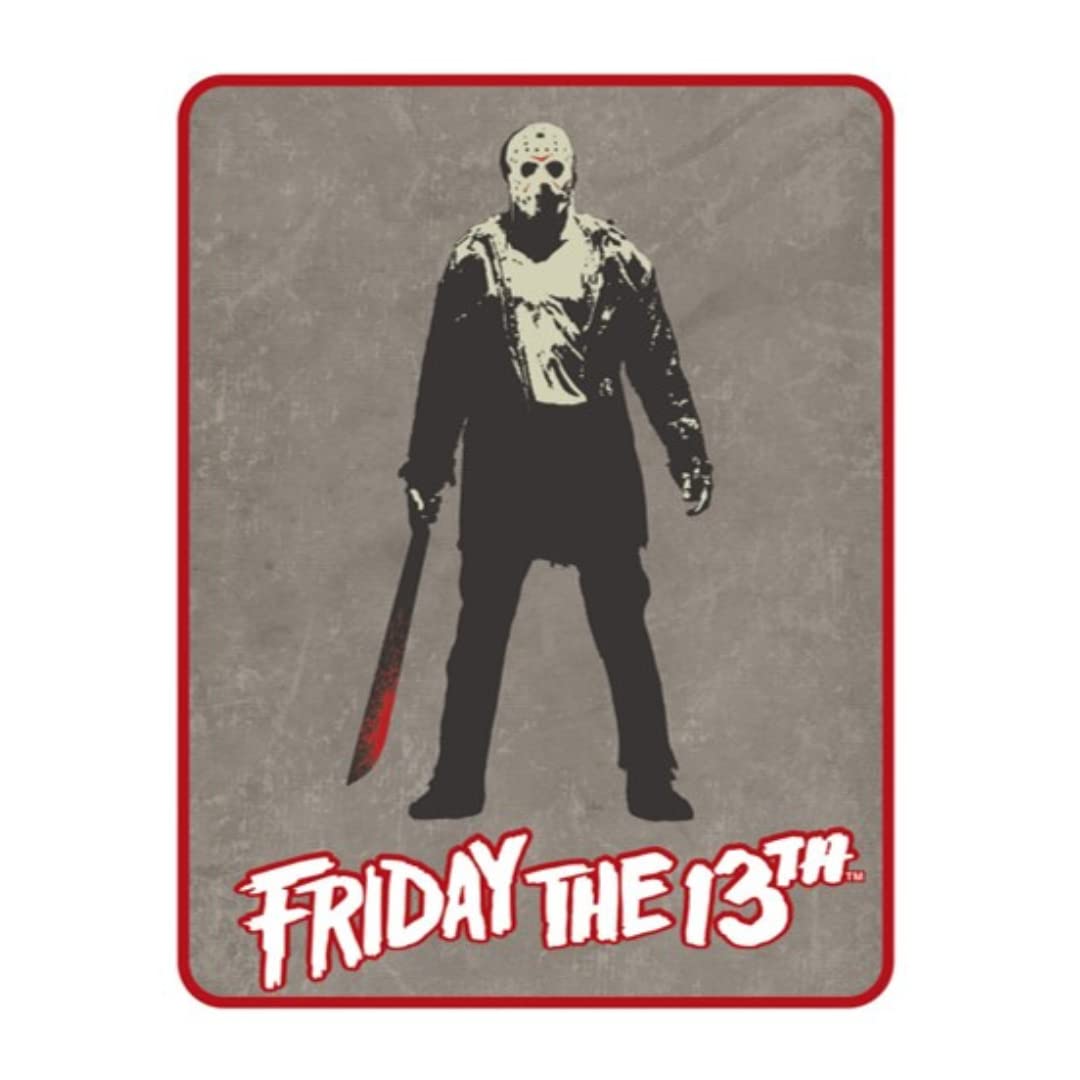 Franco Collectibles Friday The 13th Jason Horror Bedding Super Soft Micro Raschel Throw, 46 in x 60 in, (Official Licensed Product) — image 1