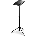 On-Stage LPT7000 Deluxe Laptop Stand, Adjustable Height and Tilt, Metal Construction, Black, Foldable