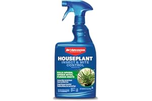 BioAdvanced Houseplant Insect & Mite Control, Ready-to-Use Fungul Disease & Fungus Gnats Killer, 24 oz