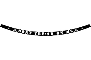 Don't Tread On Me Windshield Trim Compatible with Harley Davidson 2014-2023 Harley Davidson Ultra Limited Street Glide Electr