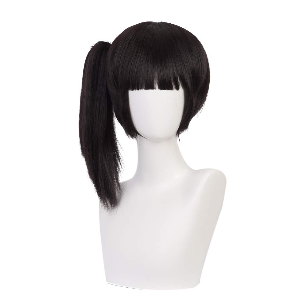 MUZIWIG Anime Cosplay Wig for Demon Slayer Tsuyuri Kanawo Kimetsu no Yaiba Costume Accessories Synthetic Hair with Free Wig Cap