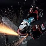 Makita DGA504Z 18V Li-ion Brushless 125mm Angle Grinder 22.23mm Bore view 2
