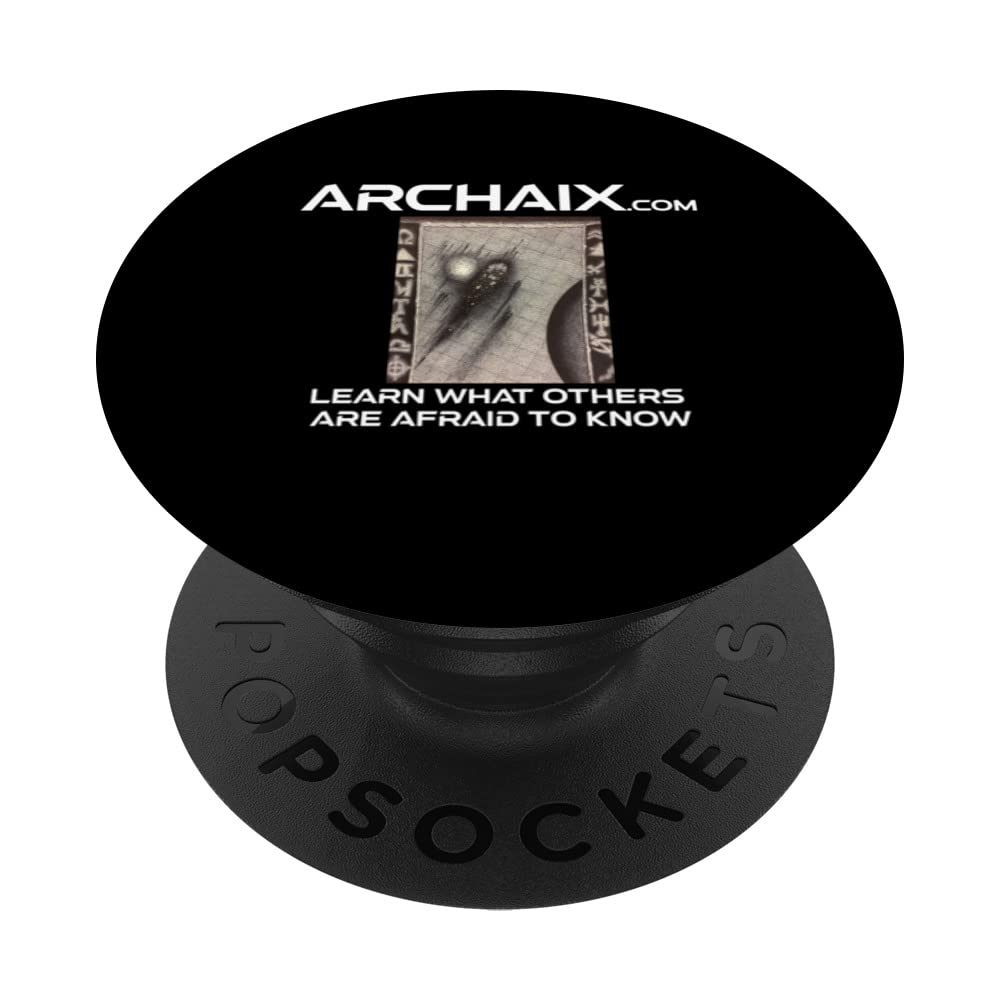 Archaix - Learn What Others Are Afraid To Know - WHITE FONT PopSockets Swappable PopGrip
