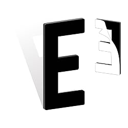 5 Inch Self Adhesive House Numbers, Acrylic Modern
