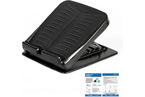 StrongTek Portable Slant Board, Lightweight 3.7 lbs, 5-Level Adjustable Calf Stretch Board (20°–50°) with Non-Slip Surface for Safe Stretching, Improved Ankle Flexibility, Balance & Rehab Anywhere