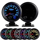 GlowShift Tinted 7 Color 10,000 RPM Tachometer