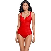 Miraclesuit Women's Swimwear Rock Solid Tulia Underwire Tummy Control One Piece Swimsuit