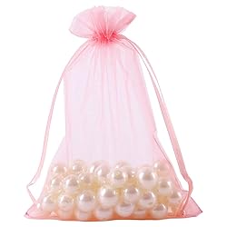 HRX Package Organza Bags Blush Pink 5x7 inch