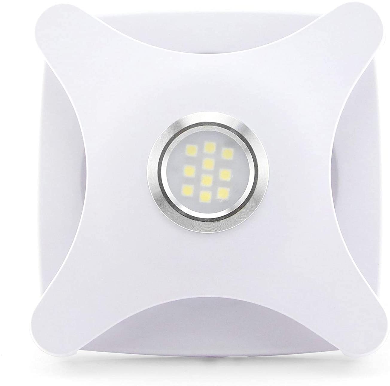 AirTech-UK Ventilation Extractor Fan 4 Inch - 100mm Ceiling Wall Bathroom Inline Duct Exhaust Fan with 3W LED Light