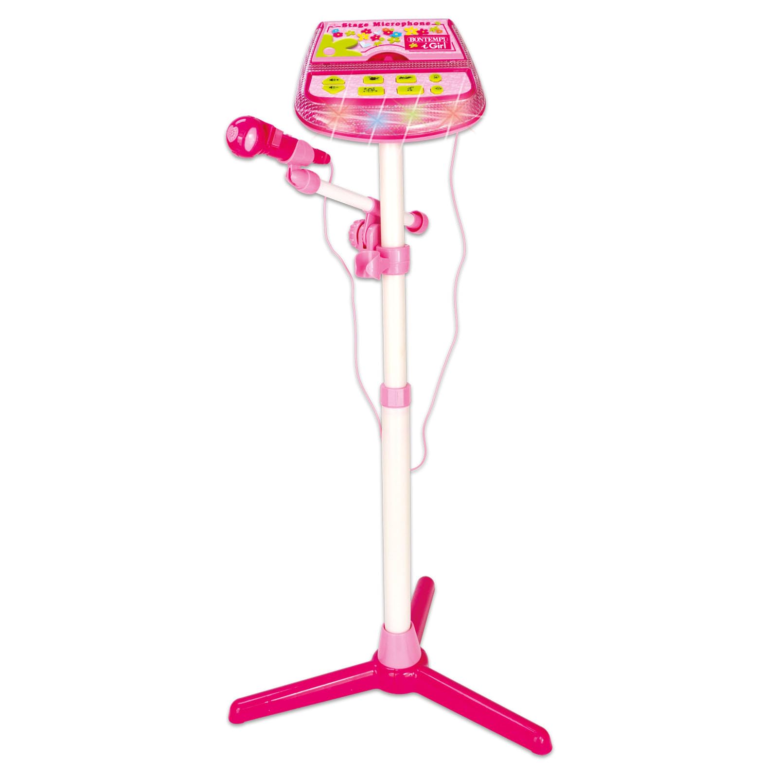 Bontempi 40 4071 Stage Microphone I-Girl with Sound Effects and MP3 Connection