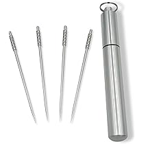 Titanium Edc TISUR Titanium Toothpick Holder Watertight Portable