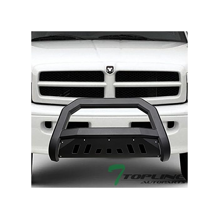 Buy TLAPS Matte Black AVT Style Bull Bar Brush Push Front Bumper Grill