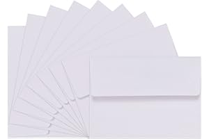 INDIGOCASE 18-Pack White 5x7 Envelopes Self Seal A7 Envelopes, Mailing Envelopes, 5x7 Envelopes for Invitations, White Envelopes for 5x7 Cards, Letters, Photos, Thank You Cards, Wedding