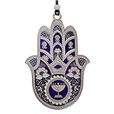 TALISMAN4U Purple Enamel Hamsa Wall Hanging Home