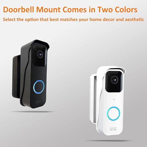 Blink Video Doorbell Mount by AutoSonic Adjustable Design, Anti