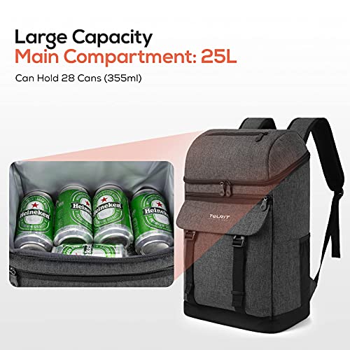 TOURIT Backpack Cooler Leak Proof 28 Cans Cooler Backpack Insulated