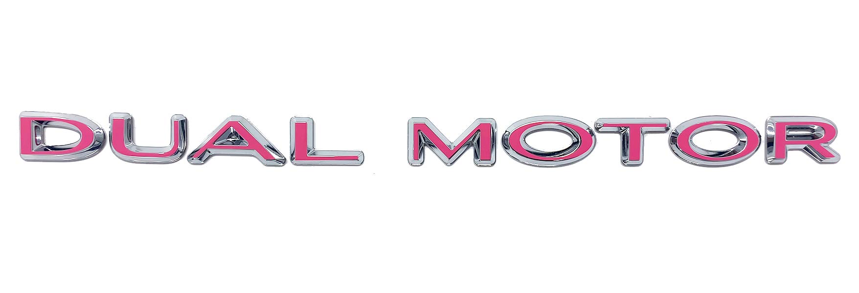 Custom Cut Graphics Dual Motor Badge Wrap for Tesla