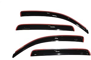 Auto Ventshade [AVS] in-Channel Ventvisor/Window Deflectors | Fits 2005-2015 Toyota Tacoma Double Cab, 4 pcs. | Smoke - 194056