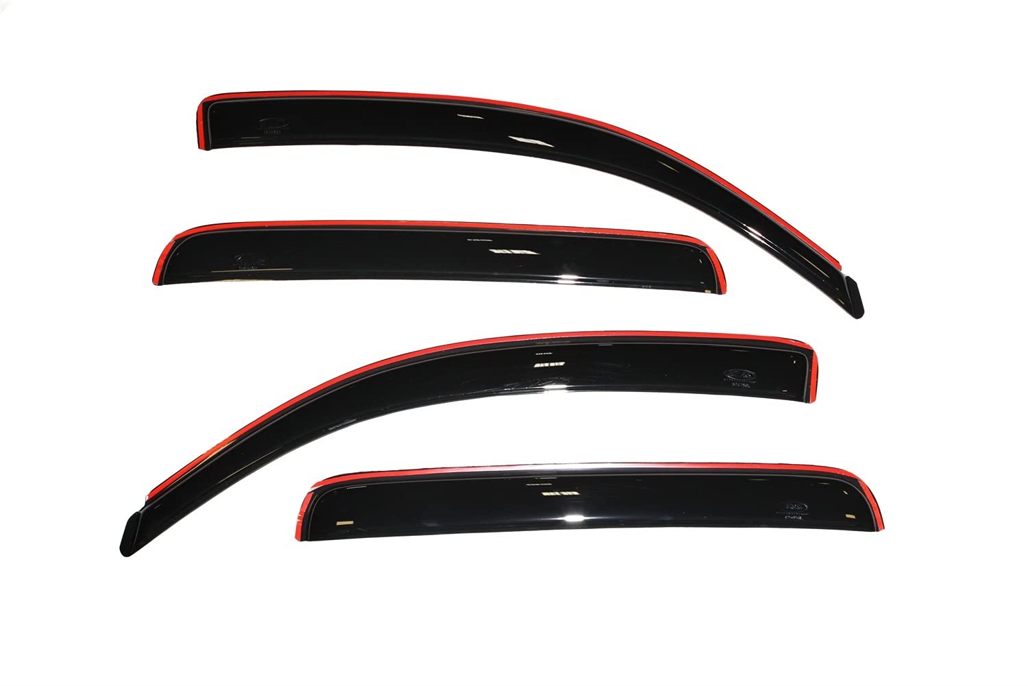 Photo 1 of Auto Ventshade [AVS] in-Channel Ventvisor/Window Deflectors | Fits 2005-2015 Toyota Tacoma Double Cab, 4 pcs. | Smoke - 194056