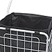 Wellmax WM99504 Nylon Grocery Utility Shopping Cart Liner with Lid, Black, Made Exclusively for WM99024S