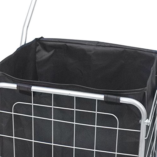 Wellmax WM99504 Nylon Grocery Utility Shopping Cart Liner with Lid