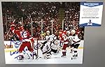 Riley Sheahan Signed "last Goal At The Joe" Red Wings 8x10 Photo Beckett Coa - Beckett Authentication