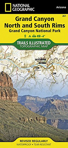Download Grand Canyon, North and South Rims [Grand Canyon National Park] (National Geographic Trails Illustrated Map)