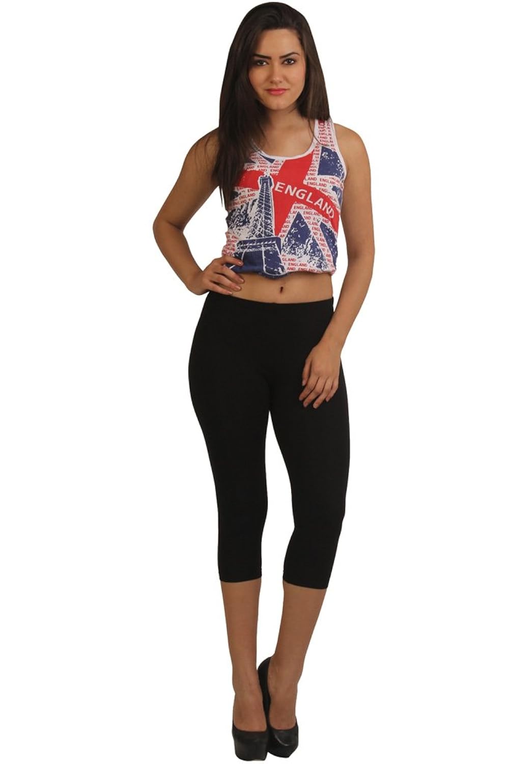 frenchtrendz women cotton spandex capri