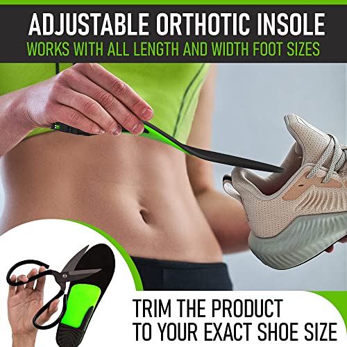 SelectFlex® Adjustable Arch Support Orthotic Insoles Helps a Person with Plantar Fasciitis SelectFlex® Adjustable Arch Support Orthotic Insoles Helps a Person with Plantar Fasciitis