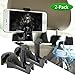 Car Hooks Car Seat Back Hooks with Phone Holder,3-in-1 Universal Vehicle Car Headrest Hooks Hanger with Lock and Phone Bracket for Holding Phones and Hanging Bag, Grocery