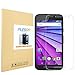 Moto G (3rd Gen) Tempered Glass Screen Protector, PLESON® Motorola Moto G 3rd Generation Screen Protector [Lifetime No-Hassle Warranty] 0.3mm Premium HD Clear Glass Screen Protector for Moto G3
