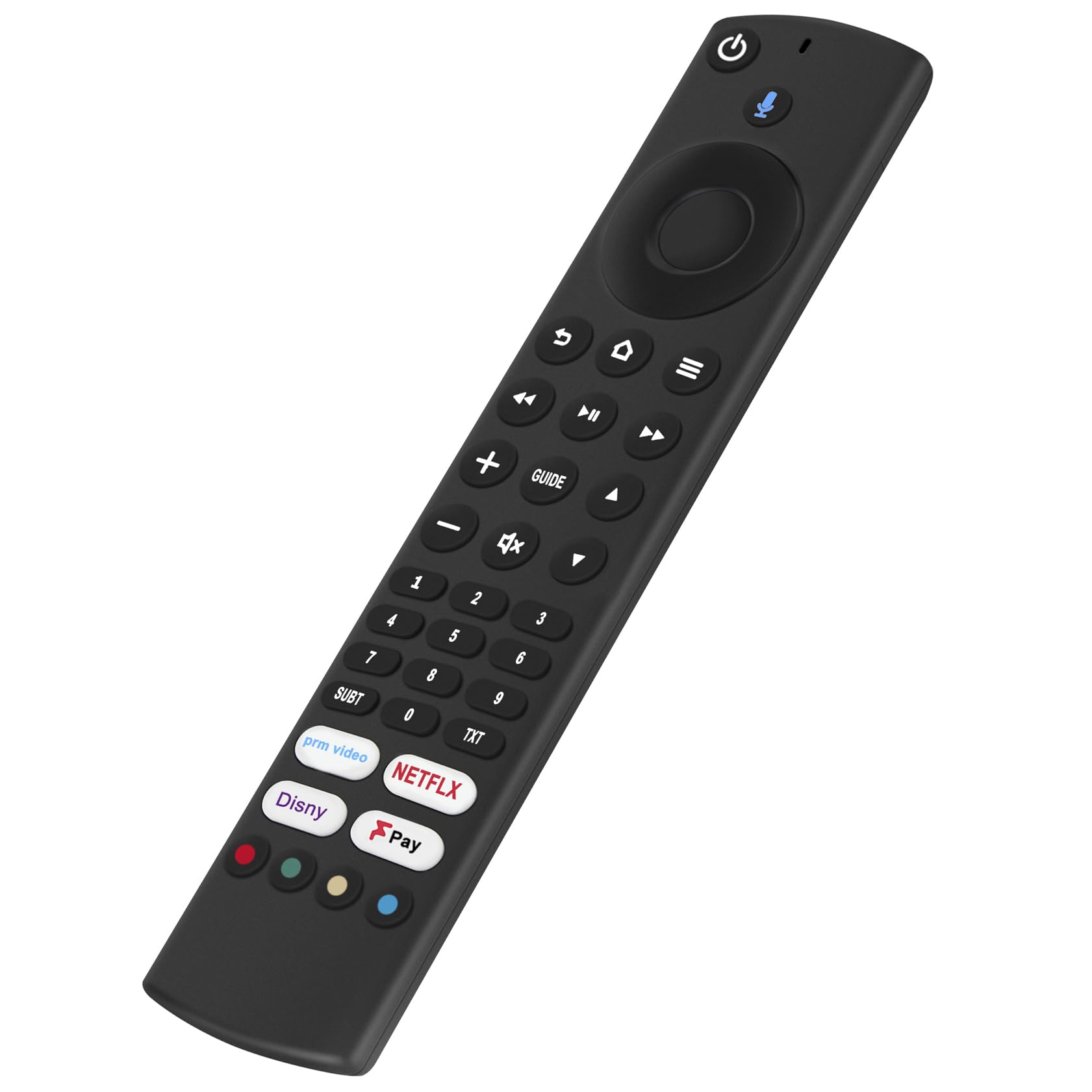 VINABTY Replacement Voice Remote Control Suit for JVC TV Edition LT-32CF600 LT-40CF700 LT-43CF700