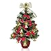shine4FUN Mini Tabletop Christmas Tree 20in Artificial Small Christmas Tree with Cones and Battery Operated 8 Modes LED String Lights Little Christmas Tree Mini Christmas Tree for Home Office Decor
