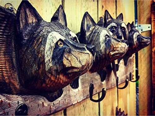 Atmosphere Leisure Wildlife Wall Art Coat Hooks Coat Hanger Cabin