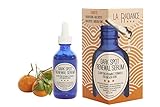 La Radiance Dark Spot Serum. Anti-aging serum for dark spots, sun spots and uneven skin tone. With Vitamin C and Alpha Hydroxy Acid. Large 1.75oz glass bottle with dropper.