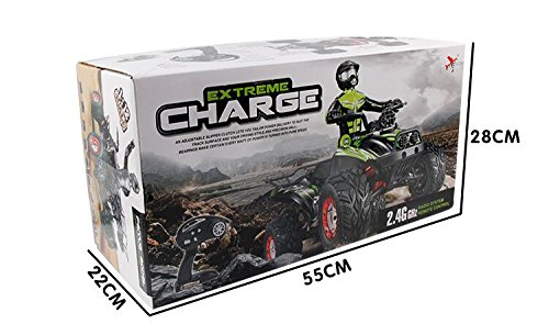EGE 4WD 1/12 Scale 2.4G Buggy High Speed Off-road Remote Control Truck Off-Road Mountain Bike Beach Motorcycle -Green