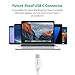 USB Type C Cable, RAVPower USB C to USB A Charger (3ft/6ft, 2 Pack), Fast Charging Cord for Samsung Galaxy S9 S8 Plus Note 8, Google Pixel, LG V30 G6 G5, Nintendo Switch, OnePlus 5 3T and More (White)