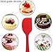 Silicone Spatula Set, 600ºF Heat-Resistant Slotted Spatulas, Flexible, Non-stick Rubber Spatula Baking Spatula Spoon Scraper (5, Multi)